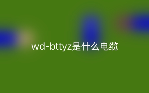 wd-bttyz是什么電纜？(圖1)