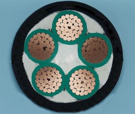 YJV、YJLV5芯5*120、150、185、240、300平方電纜外徑、載流量表(圖1)